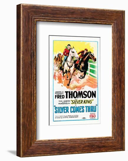 Silver Comes Through - 1927-null-Framed Giclee Print