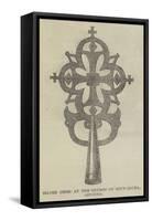 Silver Cross at the Church of Goun-Gouna, Abyssinia-null-Framed Stretched Canvas