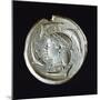 Silver Decadrachm, Recto, Greek Coins, 5th Century BC-null-Mounted Giclee Print