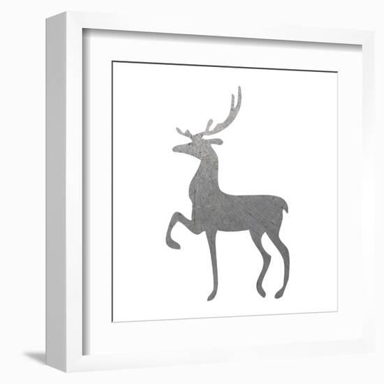 Silver Deer 2-Melody Hogan-Framed Art Print