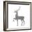 Silver Deer 2-Melody Hogan-Framed Art Print