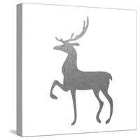 Silver Deer 2-Melody Hogan-Stretched Canvas