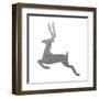 Silver Deer 3-Melody Hogan-Framed Art Print