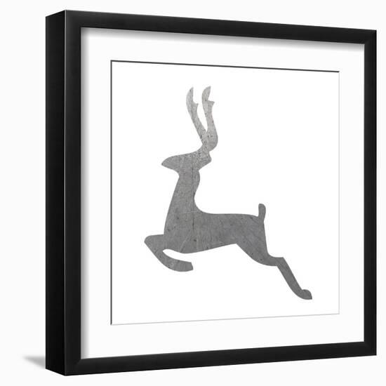 Silver Deer 3-Melody Hogan-Framed Art Print