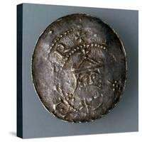 Silver Denar of the City of Hildesheim, Germany, C1045-C1056-null-Stretched Canvas