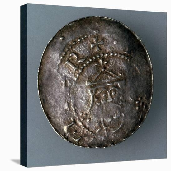 Silver Denar of the City of Hildesheim, Germany, C1045-C1056-null-Stretched Canvas