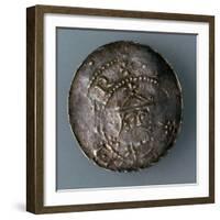 Silver Denar of the City of Hildesheim, Germany, C1045-C1056-null-Framed Photographic Print