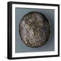 Silver Denar of the City of Hildesheim, Germany, C1045-C1056-null-Framed Photographic Print