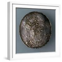 Silver Denar of the City of Hildesheim, Germany, C1045-C1056-null-Framed Photographic Print