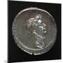 Silver Denarius Bearing Image of Julius Caesar, Minted in Rome, 44 BC-null-Mounted Giclee Print