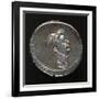 Silver Denarius Bearing Image of Julius Caesar, Minted in Rome, 44 BC-null-Framed Giclee Print