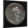 Silver Denarius Bearing Image of Julius Caesar, Minted in Rome, 44 BC-null-Mounted Giclee Print