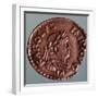 Silver Denarius Depicting Charlemagne, Recto Imperial Coins, 9th Century-null-Framed Giclee Print