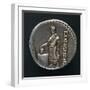 Silver Denarius Depicting Voting Scene, Roman Coins-null-Framed Premium Giclee Print