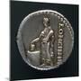 Silver Denarius Depicting Voting Scene, Roman Coins-null-Mounted Giclee Print