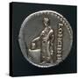 Silver Denarius Depicting Voting Scene, Roman Coins-null-Stretched Canvas
