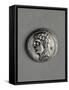 Silver Denarius of Alecorata, Recto, Celtic Coins-null-Framed Stretched Canvas