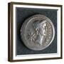 Silver Denarius of Julius Caesar at Time of First Triumvirate, Recto, Roman Coins BC-null-Framed Giclee Print