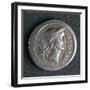 Silver Denarius of Julius Caesar at Time of First Triumvirate, Recto, Roman Coins BC-null-Framed Giclee Print