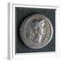 Silver Denarius of Julius Caesar at Time of First Triumvirate, Recto, Roman Coins BC-null-Framed Giclee Print