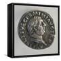 Silver Denarius of Vitellius Bearing Image of Emperor, AD 69, Recto, Roman Coins AD-null-Framed Stretched Canvas