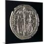 Silver Denarius with Notches, Depicting Two Stipendiary Magistrates, 129 AD, Verso, Roman Coins-null-Mounted Giclee Print