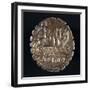 Silver Denarius with Notches from Roman Republic Depicting Chariot, Verso, Roman Coins-null-Framed Giclee Print