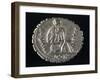 Silver Denarius with Notches from Roman Republic Depicting Man Sitting, Verso, Roman Coins BC-null-Framed Giclee Print