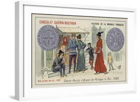 Silver Denier Parisis of Philip the Fair, 1285-null-Framed Giclee Print