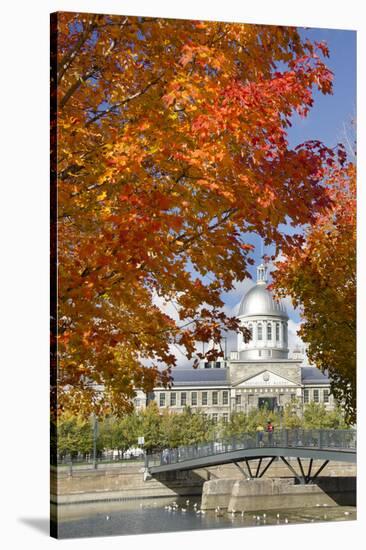 Silver Dome of Bonsecours Market, Montreal, Quebec, Canada-Cindy Miller Hopkins-Stretched Canvas