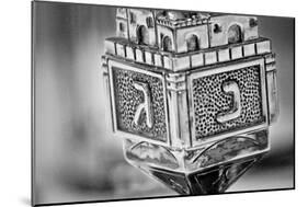 Silver Dreidel-null-Mounted Photo