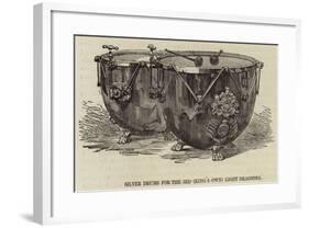 Silver Drums for the 3rd (King's Own) Light Dragoons-null-Framed Giclee Print