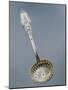 Silver Dusting Spoon with Floral Decorated Handle-null-Mounted Giclee Print