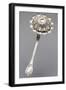 Silver Dusting Spoon with Lobed Edge and Medallion with Wreath on Handle, France-null-Framed Giclee Print