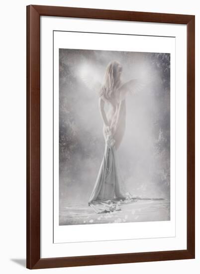 Silver Fairy-null-Framed Art Print