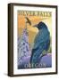 Silver Falls State Park, Oregon - Raven-Lantern Press-Framed Art Print
