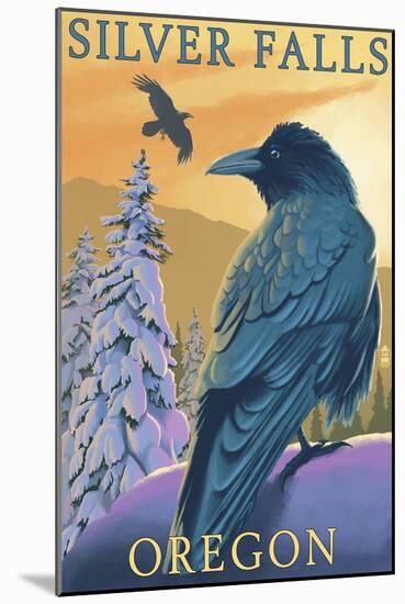 Silver Falls State Park, Oregon - Raven-Lantern Press-Mounted Art Print