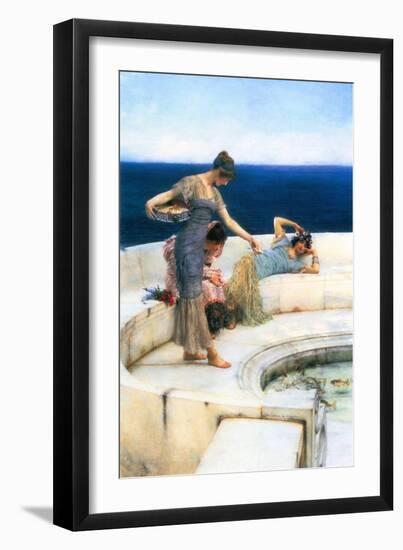 Silver Favorites-Sir Lawrence Alma-Tadema-Framed Art Print