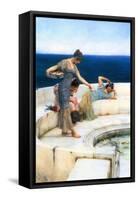 Silver Favorites-Sir Lawrence Alma-Tadema-Framed Stretched Canvas