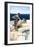 Silver Favorites-Sir Lawrence Alma-Tadema-Framed Art Print