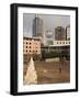 Silver Fern Globe Suspended Over the Civic Square, Wellington, North Island, New Zealand, Pacific-Don Smith-Framed Photographic Print