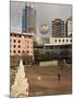 Silver Fern Globe Suspended Over the Civic Square, Wellington, North Island, New Zealand, Pacific-Don Smith-Mounted Photographic Print