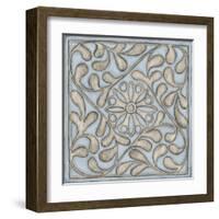 Silver Filigree VII-Megan Meagher-Framed Art Print