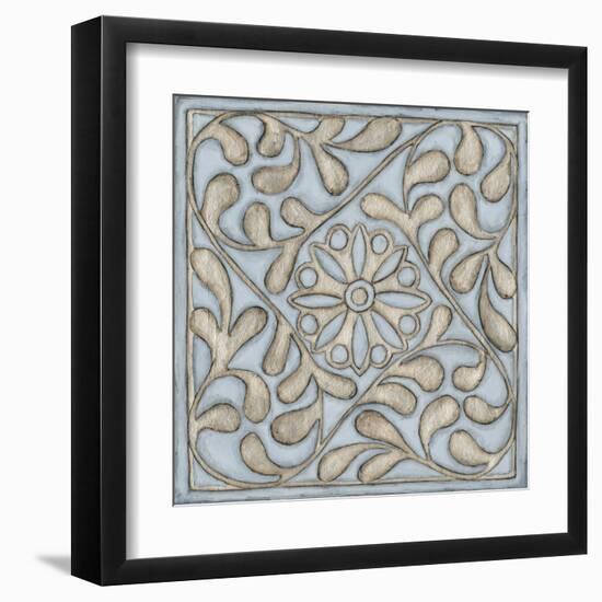 Silver Filigree VII-Megan Meagher-Framed Art Print