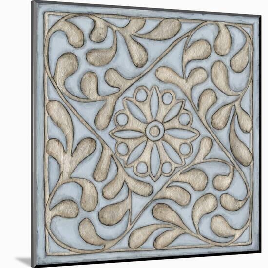 Silver Filigree VII-Megan Meagher-Mounted Art Print