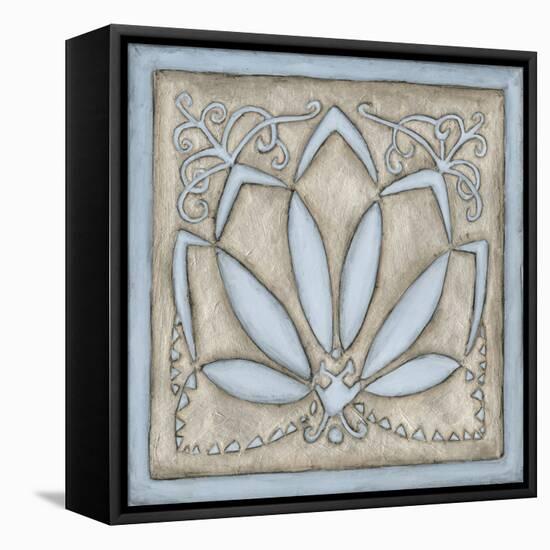 Silver Filigree VIII-Megan Meagher-Framed Stretched Canvas