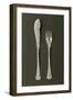Silver Fish Cutlery, Knife and Fork, Model Italica-null-Framed Giclee Print
