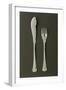 Silver Fish Cutlery, Knife and Fork, Model Italica-null-Framed Giclee Print