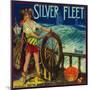 Silver Fleet Orange Label - Mentone, CA-Lantern Press-Mounted Art Print