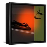 Silver Flight-NaxArt-Framed Stretched Canvas